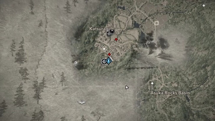 AC Shadows Katsuragi Agent Map