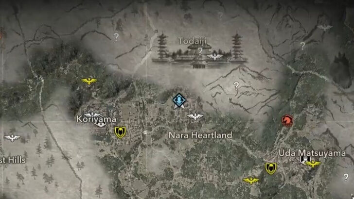 AC Shadows Messenger Map