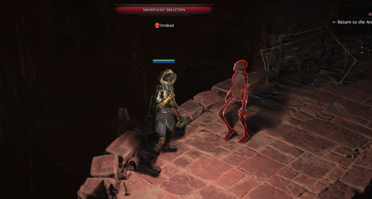 Sandflesh Skeleton Location