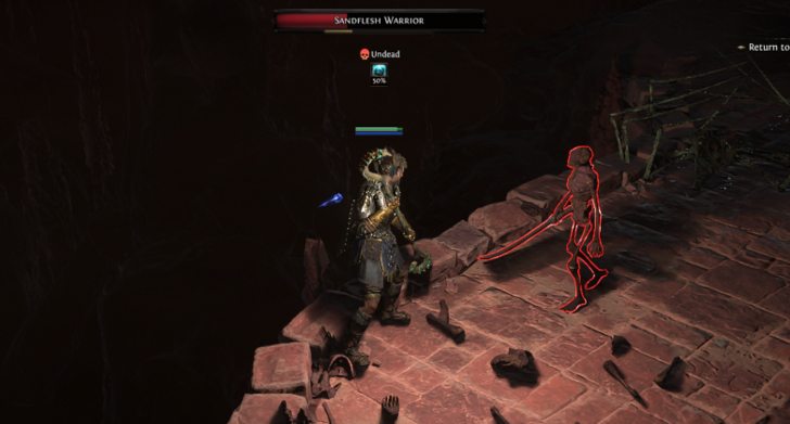 Sandflesh Warrior Location