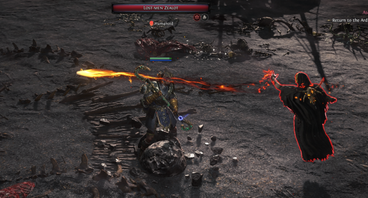 Lost-men Zealot (Fire) Location