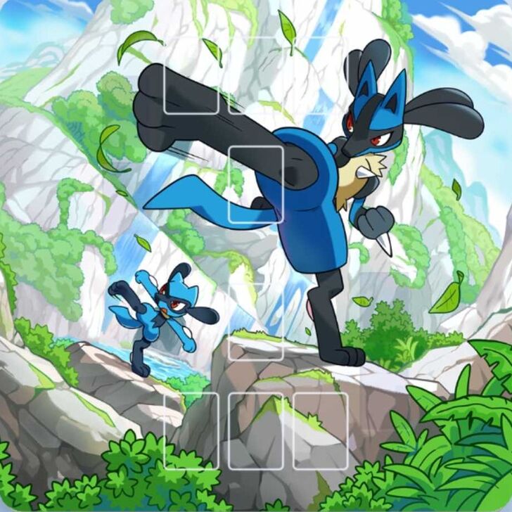 Pokemon TCG Pocket - Lucario & Riolu Playmat
