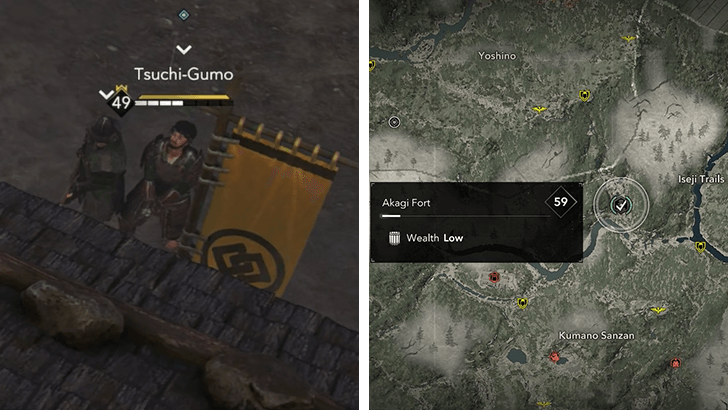 Tsuchi-Gumo Location