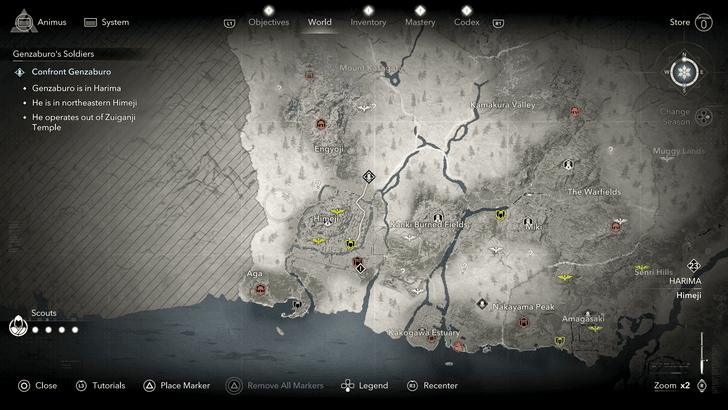 Genzaburo Map Location