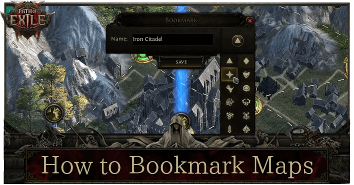 POE 2 - How to Bookmark Maps