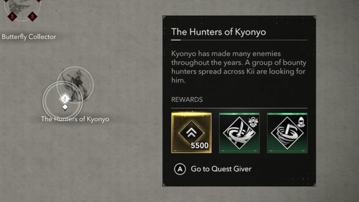 The Hunters of Kyonyo Rewards