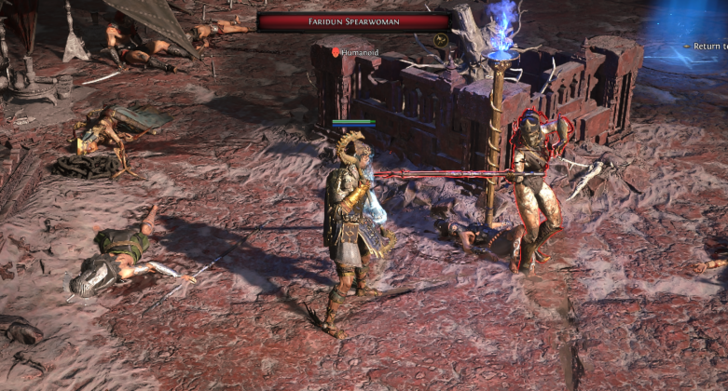 Faridun Spearwoman Location