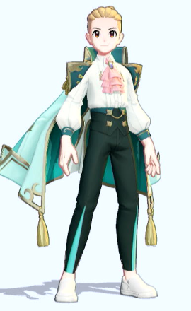 Noble Set (Leafeon, Royal Blue) Top and Bottom Preview