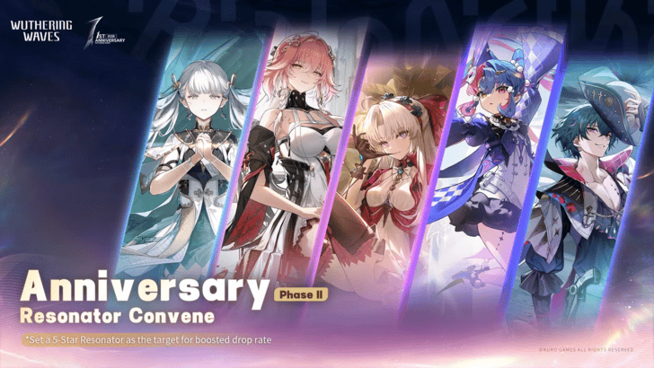 Wuthering Waves Anniversary Resonator Convene Banner Phase 2