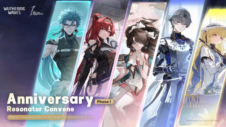 Wuthering Waves Anniversary Resonator Convene Banner Phase 1