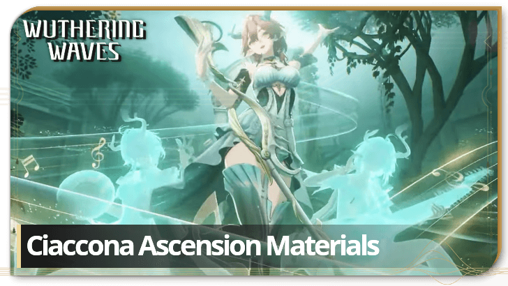 Wuthering Waves - Ciaccona Ascension Materials and Pre-Farm Guide