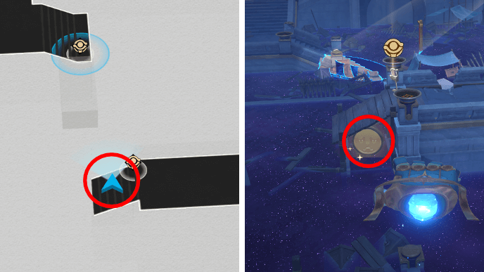 Honkai Star Rail - Dragonbone City Styxia - Coin of Whimsy 3 Location