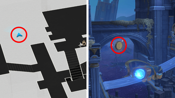 Honkai Star Rail - Dragonbone City Styxia - Coin of Whimsy 1 Location