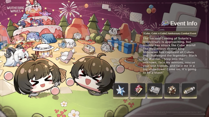 Wuthering Waves Cube, Cubic, n Cubie Event