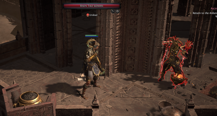 Risen Tale-woman Location