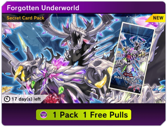 Master Duel - Forgotten Underworld Secret Pack Free Pull