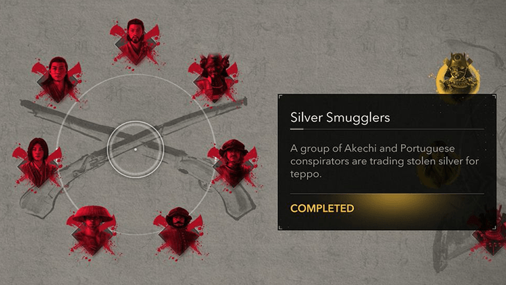 Silver Smugglers Objective Board