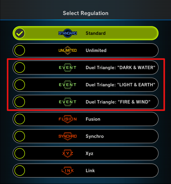 Master Duel - Duel Triangle 2025 Regulations