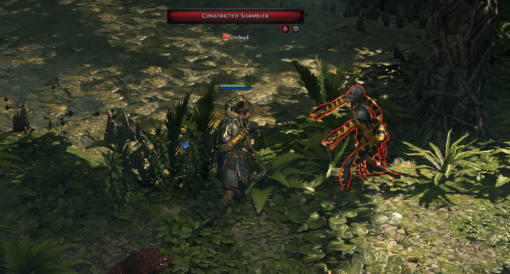 Constricted Shambler Location