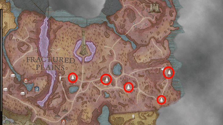 Anima-infused Bark Locations