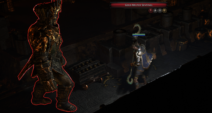 Gold-Melted Sentinel Location