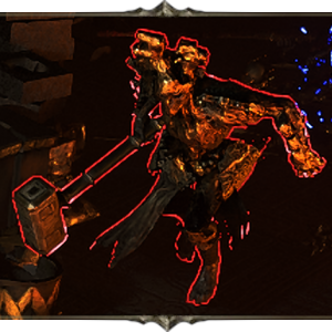 Gold-melted Blacksmith Image