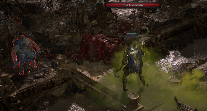 Foul Blacksmith Location