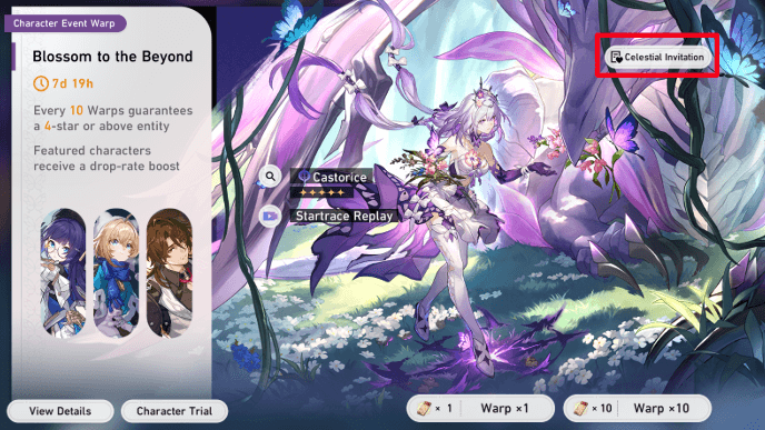 HSR - Celestial Invitation Button