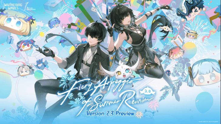Wuthering Waves Version Version 2.3 Fiery Arpeggio of Summer Reunion