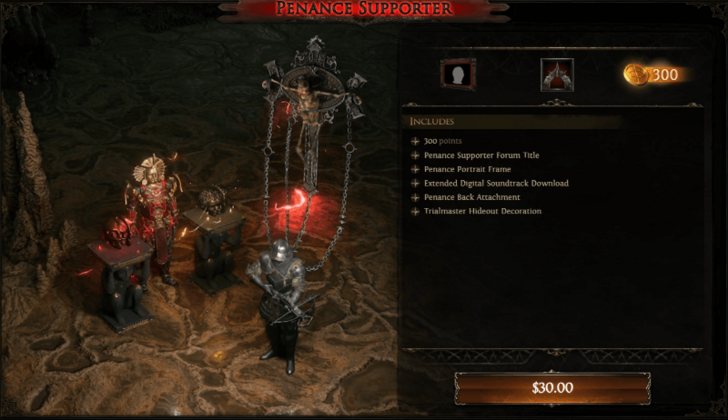 Penance Supporter Pack