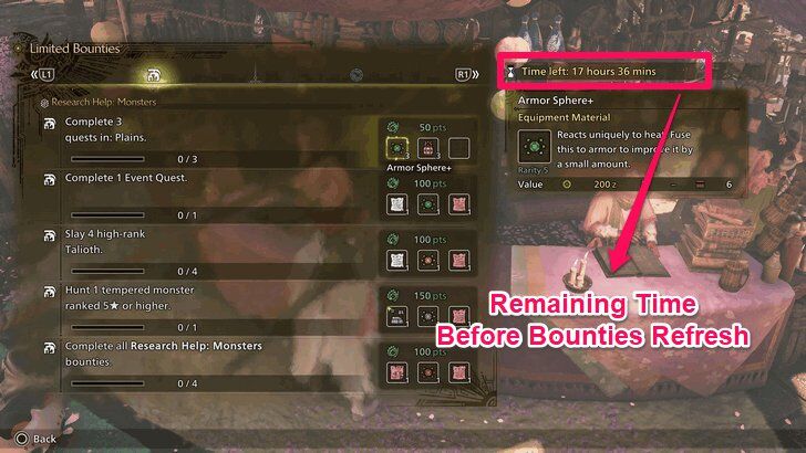 Seasonal Event Bounties