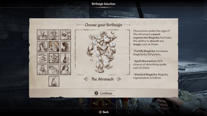 The Atronach Birthsign