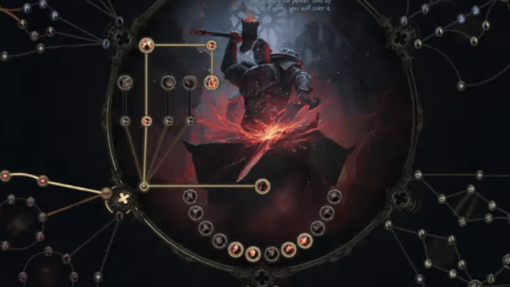 Path of Exile 2 Thorns Smith of Kitava Ascendency Tree