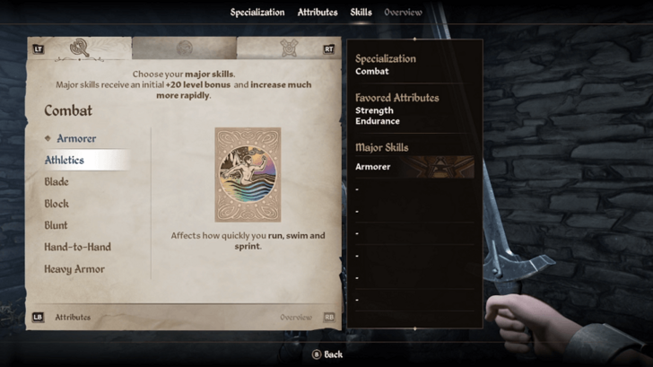 Custom Class Selection