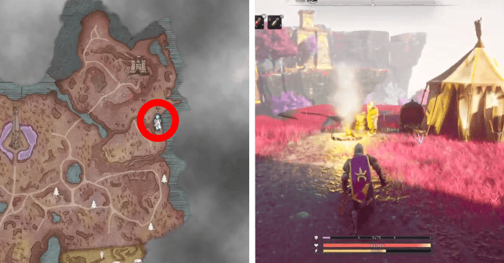 Granite Mauled starting location