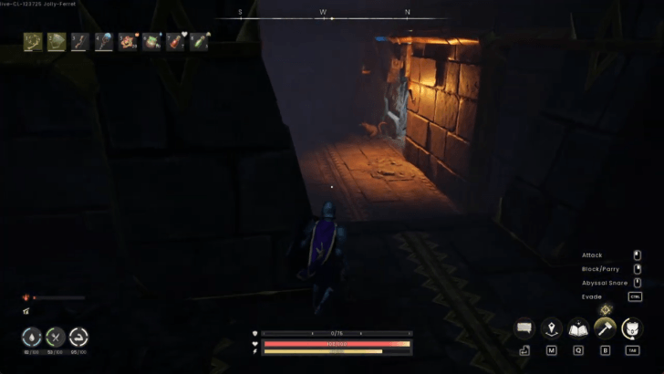 Proceed through the Right Corridor