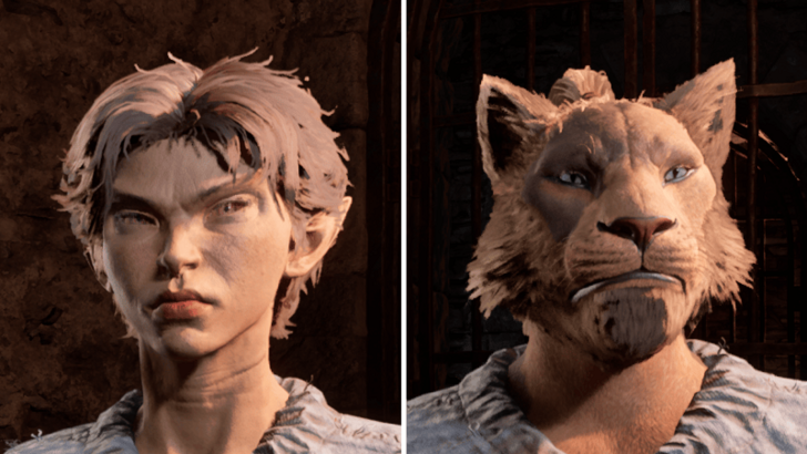 Woodelf and Khajiit