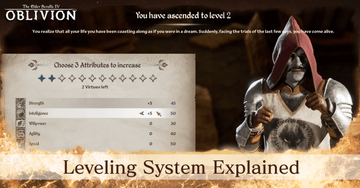 The Elder Scrolls IV Oblivion - Leveling System Explained