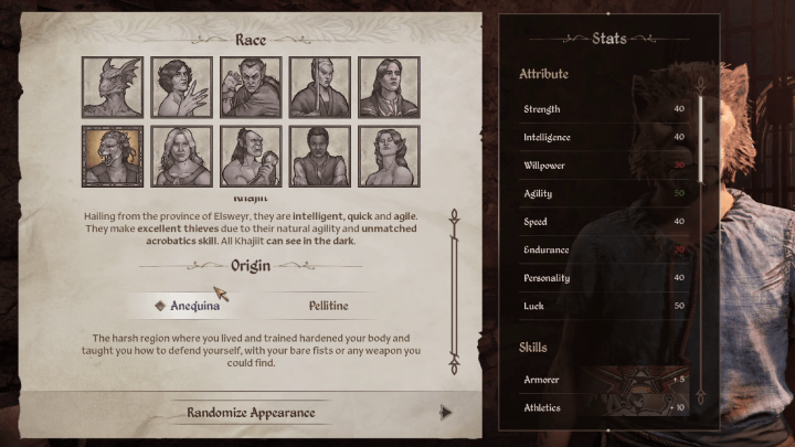 Attributes and Stats