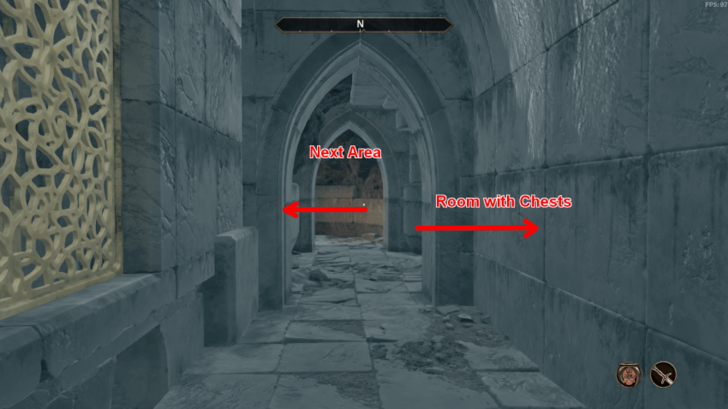 Next Area or Room with Chests