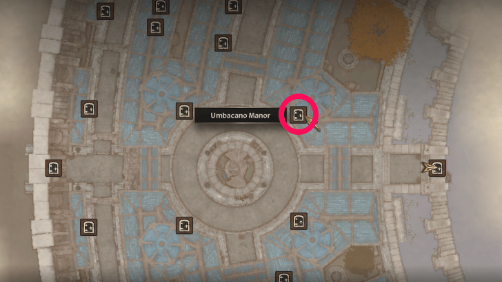 The Collector Starting Location Map