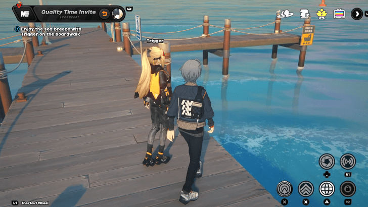 Go to the Bridge Fishing Spot