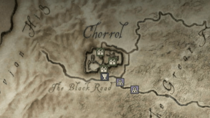 Sins of the Father Starting Location Map