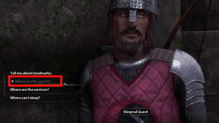 Oblivion Guard Directions