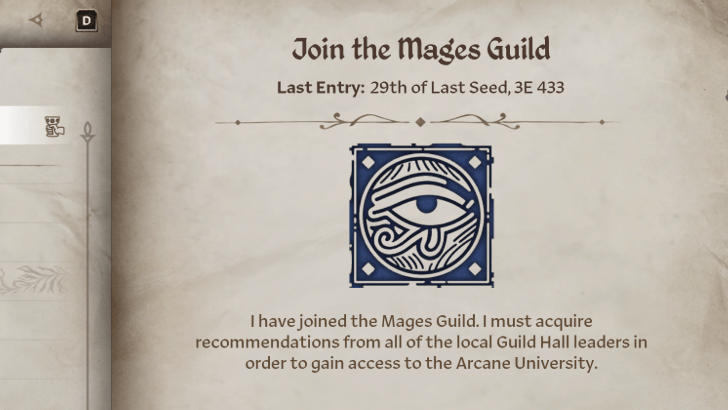 Oblivion Mages Guild Quests