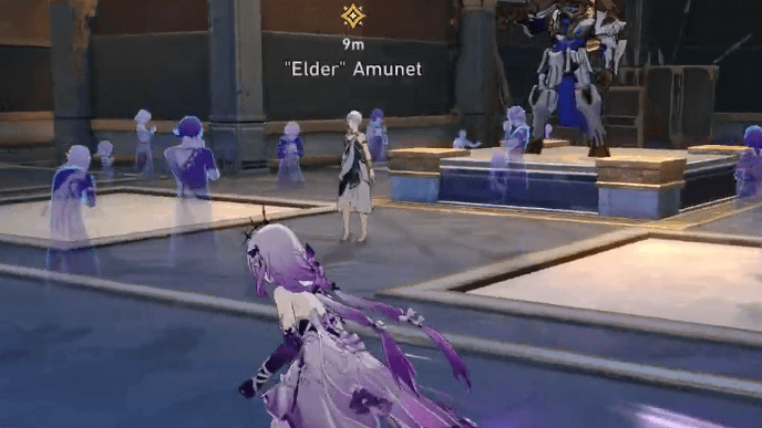 Honkai Star Rail - Pathstrider, Set Sail Upon the River of Souls - Speak with Elder Amunet