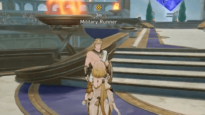 Honkai Star Rail - Citizen, Listen to Those Roaring Tides - Speak with the message-bearing soldier and take a seat at the special seating section