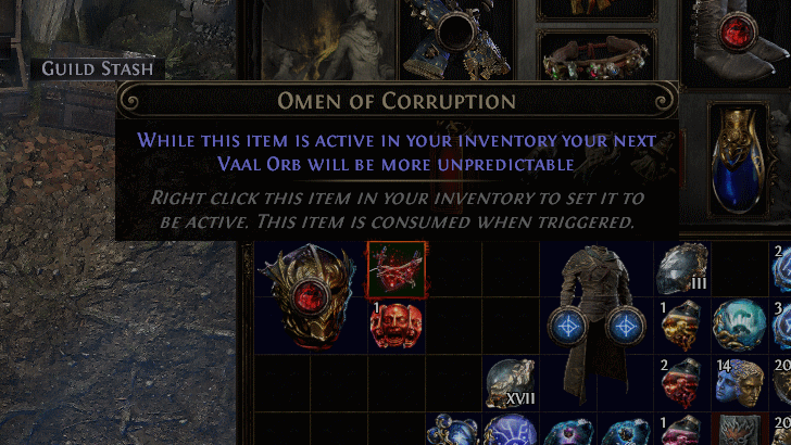 Path of Exile - Corrupting With Vaal Orbs