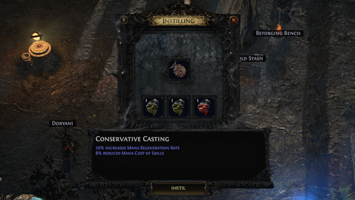 Path of Exile -  Distilled Emotions and Instilling