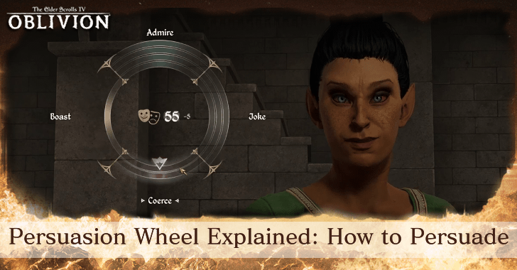 The Elder Scrolls IV Oblivion - Persuasion Wheel Explained How to Persuade